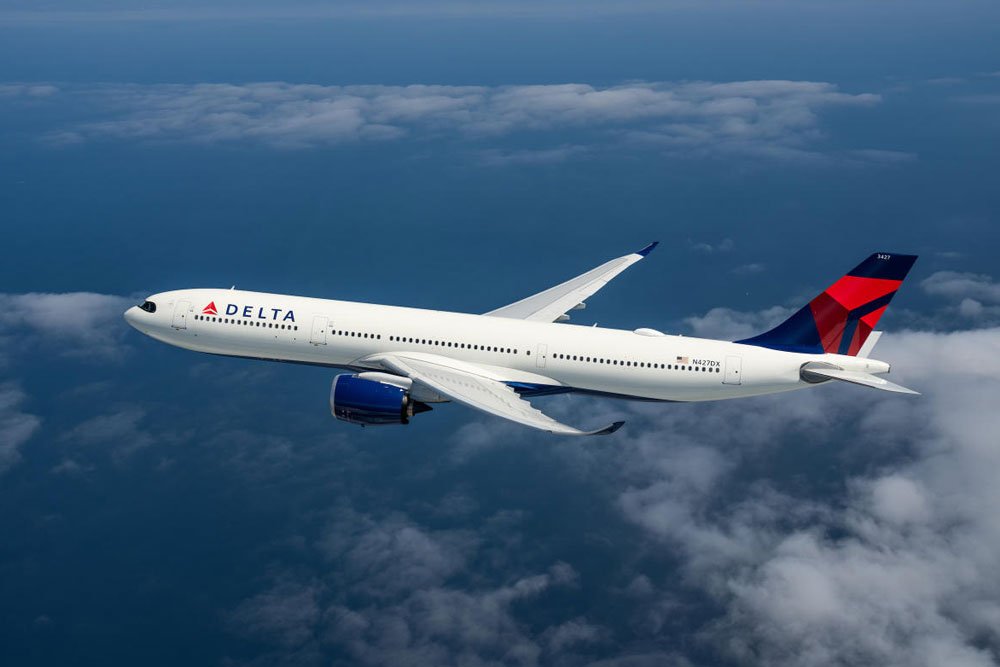 Delta Air Lines aircraft domestic and international flight booking USA travel